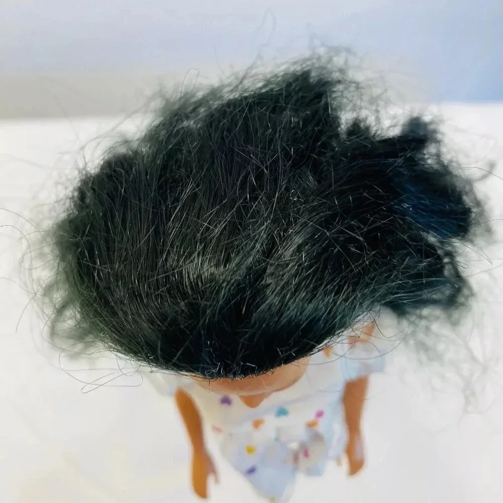 MATTEL BARBIE Asian Doll Long Black Hair Brown Eyes Two Piece Outfit 12